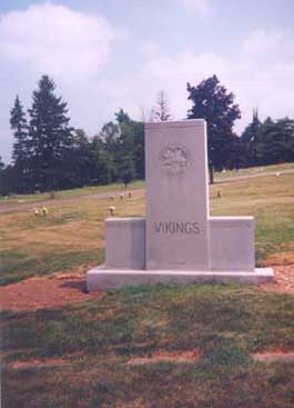 Viking Grave marker at Sunset Hill Cemetary